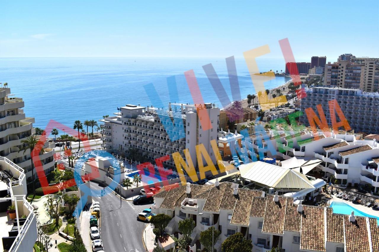 Vive Benal Beach 423, Primera Linea De Playa, Parque Acuatico Benalmádena Exterior foto